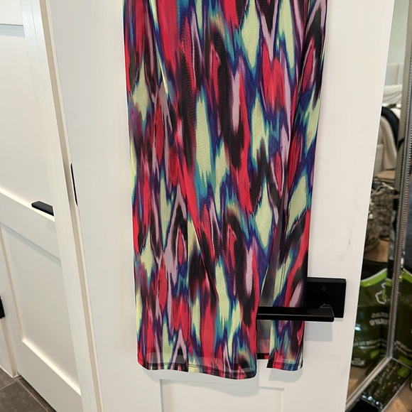 NWT Camila Coelho Serenity Maxi Skirt in Blue Hallucinogen - Picture 7 of 8